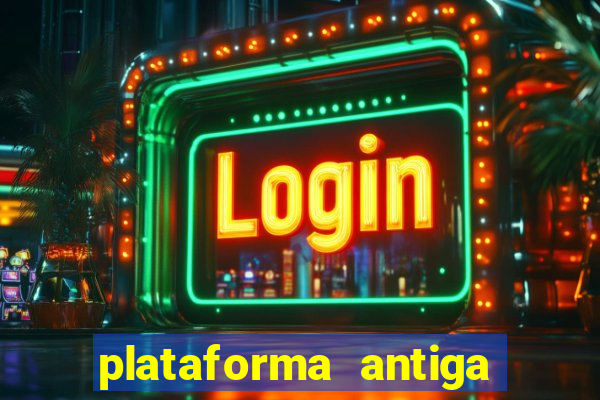 plataforma antiga de jogos